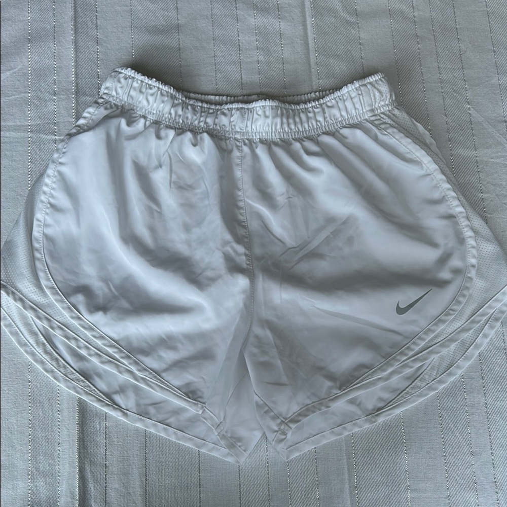 Nike Women's White Athletic Shorts
